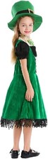 Vestido Duende Irlandés Infantil Quenny,Halloween St 10500