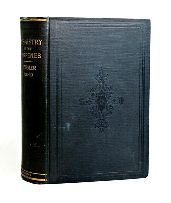 #ad Chemistry Of The Terpenes 1902 F. HEUSLER 1ST American Ed HYDROCARBONS Camphors $53.08