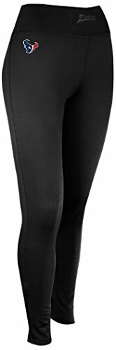 Однотонные леггинсы Zubaz NFL Womens Houston Texans, черные