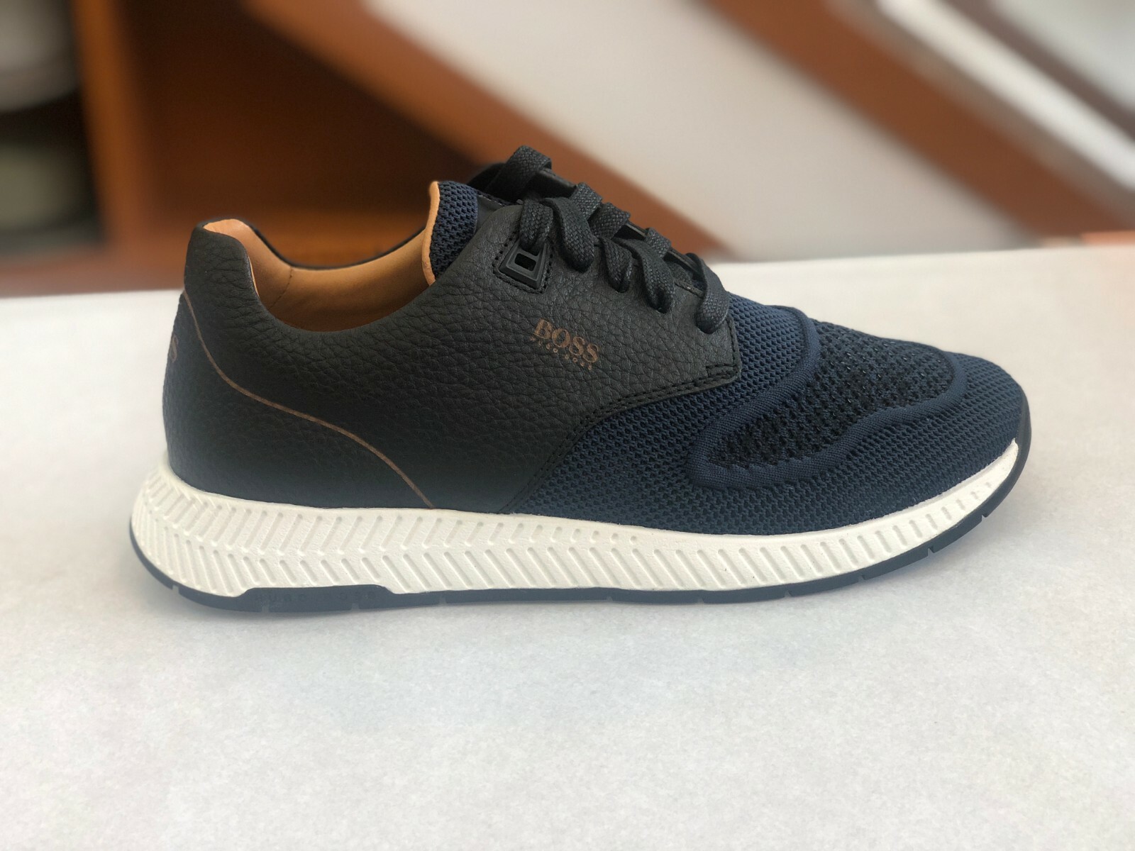 boss sneaker titanium runn