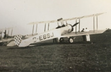 G-EBSJ Avro 504K C/N H2365   private   photoraph   9/6 cm  South Wales Airways ?