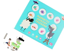 Magnetic Memory Training Educational Game New Ages 3+ Vatos