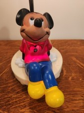 Vintage Mickey Mouse Table Lamp, Bedside Nightlight Lamp, Walt Disney Mickey