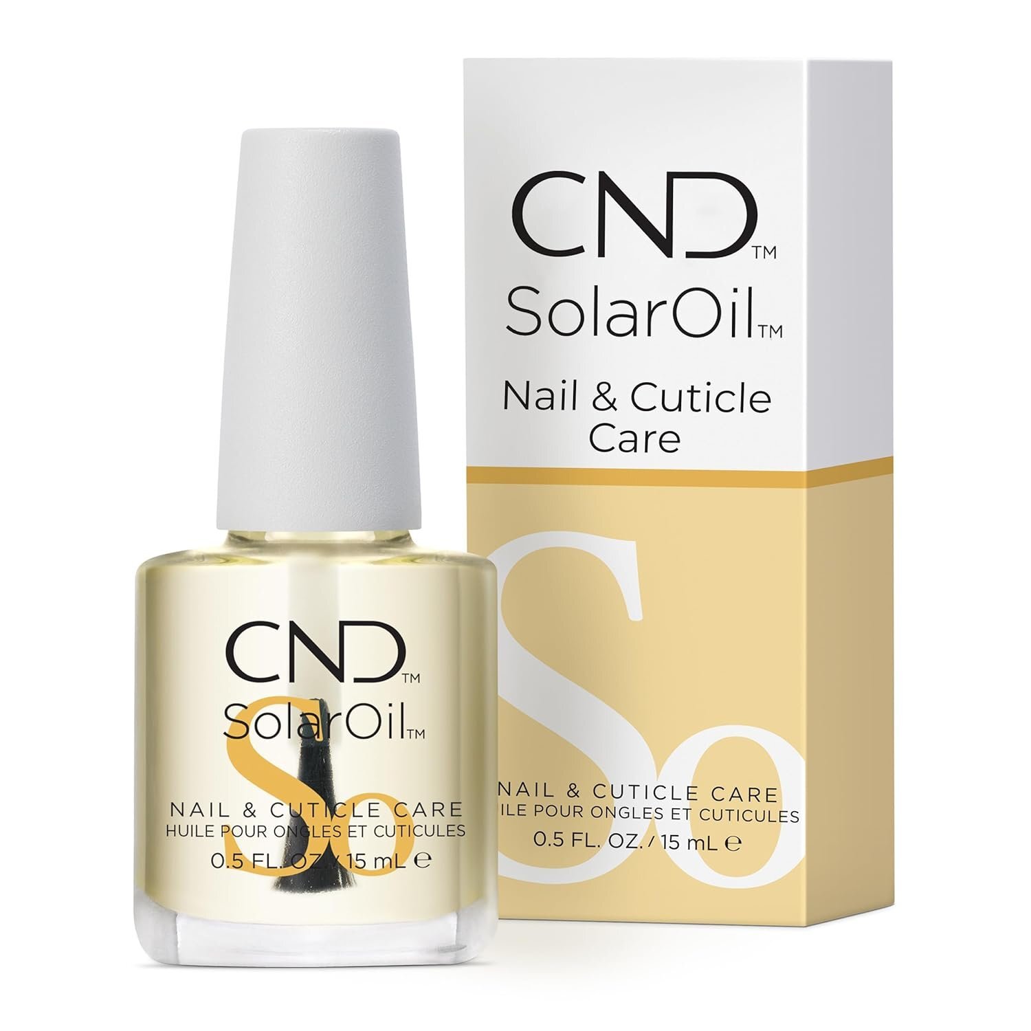 CND SolarOil Cuticle Oil, Natural Blend Of Jojoba, Vitamin E, Rice Bran and...-image