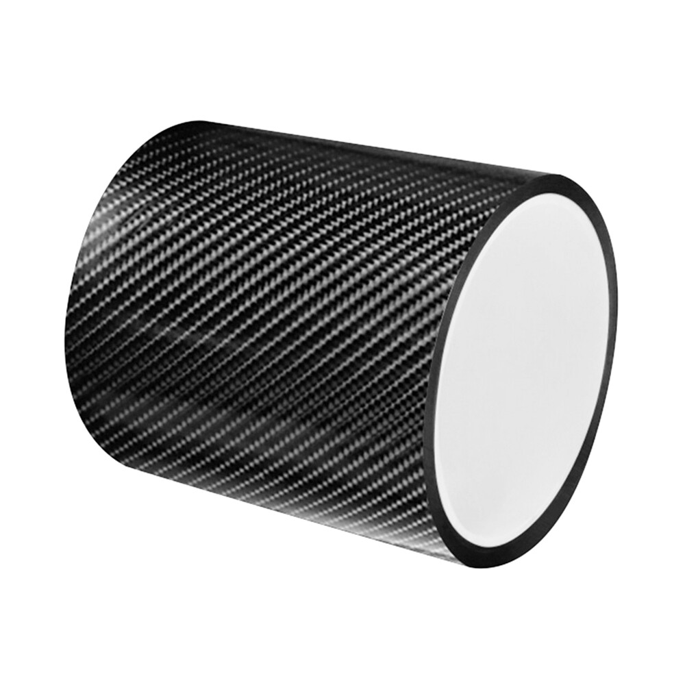 3M*10cm 4D Gloss Black Carbon Car Fibre Fiber Vinyl Wrap Air Release