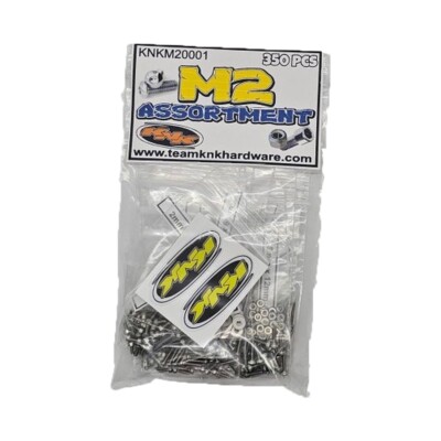 Team KNK M2 Stainless Steel BULK BAG Screw nuts washers Kit (350) rc KNKm20001