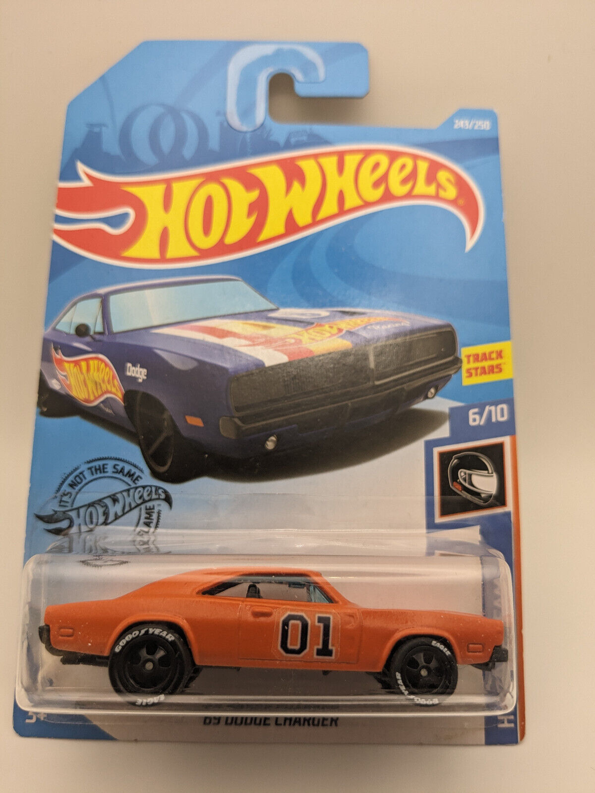 Hot Wheels CUSTOM '69 Dodge Charger GENERAL LEE Dukes of Hazzard Real Riders