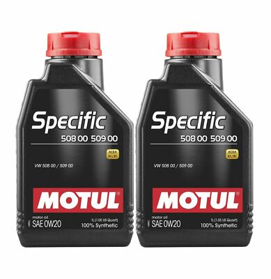 Motul SPECIFIC 508 00 509 00 0W20 2L Fully Synthetic Engine Motor Oil (2 x 1L)