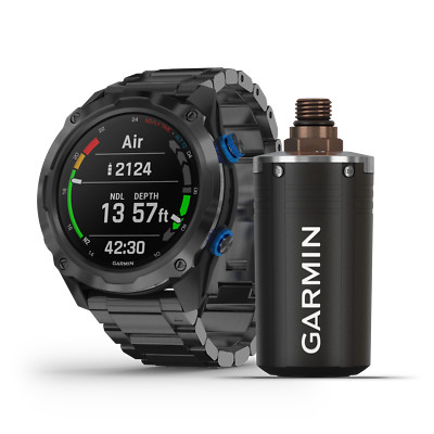 Garmin Descent Mk2i T1 Bundle Titanium Carbon Gray w/ Titanium Band 010-02132-02
