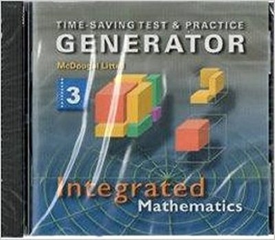 MCDOUGAL LITTELL INTEGRATED MATH: TEST AND PRACTICE **Mint Condition**