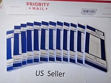 12x-Sales Book Order Receipt Invoice Duplicate Carbonless 50 sets 3.3 x 6.8" USA
