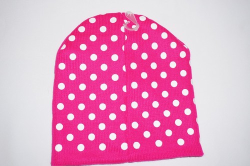 NWT HELLO KITTY knit hat Girl ONE SIZE FITS MOST (2T-10?) hot pink - Picture 2 of 4