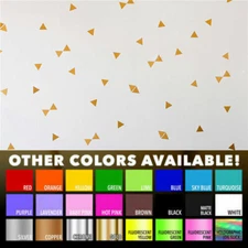 2.5" X 2" Triangles Home Office Wall Window Decor Vinyl Nursery Decals Stickers