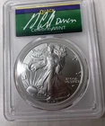 2025 Silver Eagle BU Gem PCGS Mighty Ducks Danny Tamberelli Signed