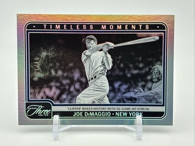 2025 Panini Three and Two - Timeless Moments Joe DiMaggio #1 Full Count /32