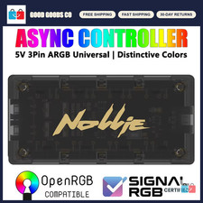 Universal 5V 3PIN ARGB Controller Hub for PC Cooling Fans Light Strips - Async