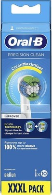 Oral-B Precision Clean Bürstenkopf mit Clean Maximiser Technologie 10 er Packung