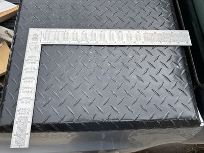 Chappell Square Traveler 12x18 Framing Square