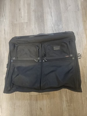 TUMI Alpha Bi-Fold Carry-on Garment Bag Black Ballistic Nylon Multi-pocket