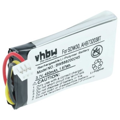 Akku für Epos Sennheiser GSP 370 Headset 450mAh