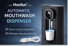 Automatic Mouthwash Dispenser for Bathroom,18.26Oz Wall Mounted Mouth Wash