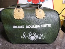 RARE Vintage Candlepin Bowling Ball Bag Halifax Bowling Centre 1970s