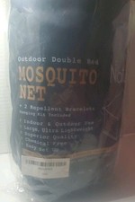Naturo Outdoor Double Bed Mosquito Net 80 X63 X75 Height NEW IN PACKAGE
