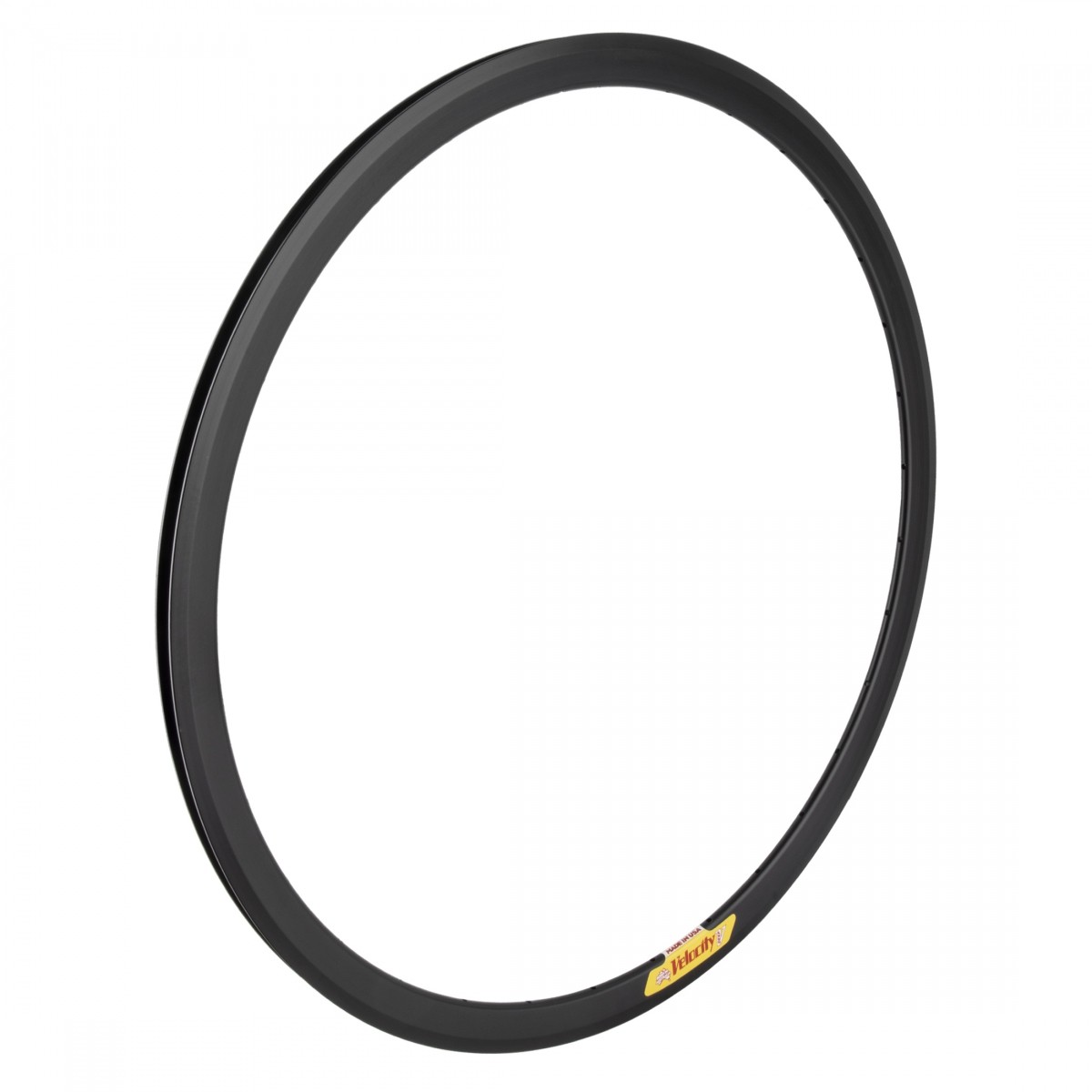 Велосипедный обод Velocity Deep-V 700C из черного алюминиевого сплава, прочный для поездок на работу -