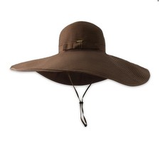 Shelby Shapeable Poolside Hat  Brown UPF 50 