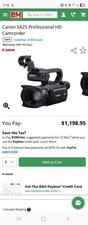 Canon XA25 Professional HD Video Camera Camcorder