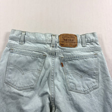 Vintage 90s Levis Orange Tab Jeans Mens 32x30 (Fits 30x29) Blue 550 USA Made