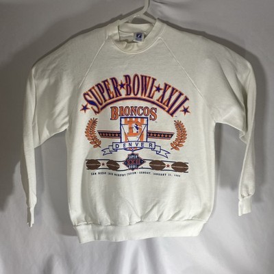 Vintage Denver Broncos Logo 7 Super Bowl XXII 22 1988 Sweatshirt
