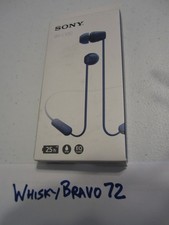 Sony WI-C100 Wireless Stereo Headset In Ear Bluetooth with Microphone, Purple