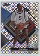 2023-24 Topps Finest Rare Checkerboard Refractor De'Aaron Fox #242 1hs9