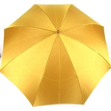 Dior CD Logo Folding Umbrella Vintage Japanese Made Ladies Gold Rare