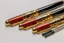 Schreibgeräte Set Carlo Cantinaro - Füllhalter, Tintenroller u. Kugelschreiber