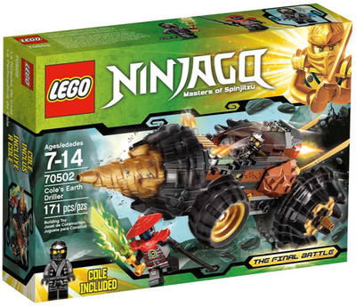 nicoliさん  1025 Lego Cole's Earth Driller 70502 Ninjago 100% Complete Set Final