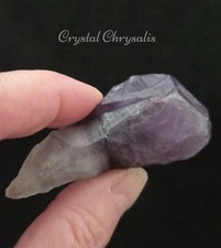 35.8 Grams Natural Large Rough Uncut Canadian Auralite Amethyst Crystal Point