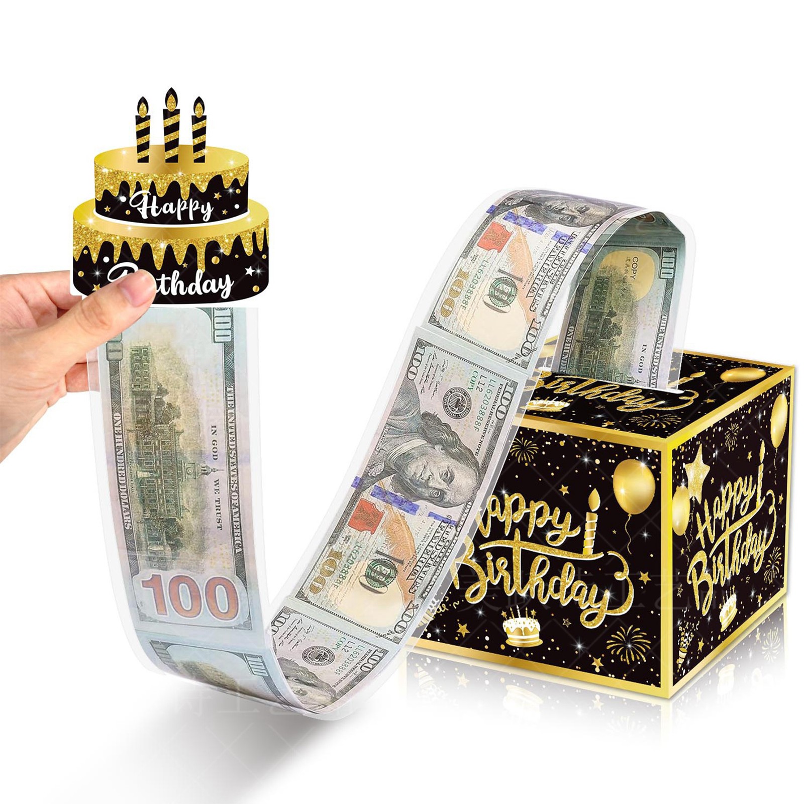 Birthday Money Box Surprise Cash Gift Box with Pull Out Card Party Decoration🎁