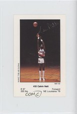1981-82 Portland Trailblazers Police Calvin Natt 0a2