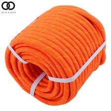 1/2" X 125' Arborist Bull Rope Tree Hoist Rigging Line Braided Polyester Orange
