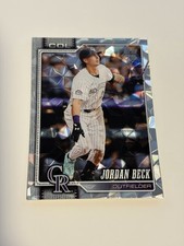 2026 Topps Series 1- Jordan Beck #12 DIAMANTÉ FOIL