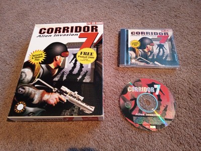 Corridor 7: Alien Invasion PC big Box Complete CIB CD-ROM edition Great Shape