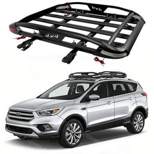 For Ford Escape 50 Aluminum Roof Rack Cargo Basket Crossbar Carrier Wled Light For Ford Escape 50 Aluminum Roof Rack Cargo Basket Crossbar Carrier Wled Light