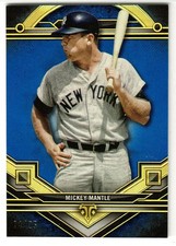 Mickey Mantle 2024 Topps Triple Threads Sapphire Blue 14/25 New York Yankees
