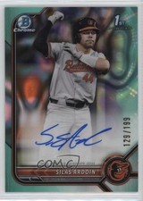 2022 Bowman Draft Chrome Pick Aqua Lava Refractor 129/199 Silas Ardoin Auto 0j5i
