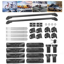 Roof Rack Cross Bar Adjustable Window Frame Universal Car Top Luggage 43.3