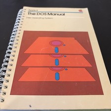 Apple II, The DOS Manual Disk Operating System, Computer Book 1980 1st Edition 