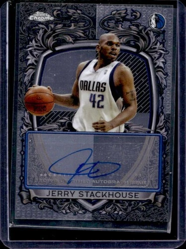 2025 Topps Chrome Jerry Stackhouse Signature Style (RAW)