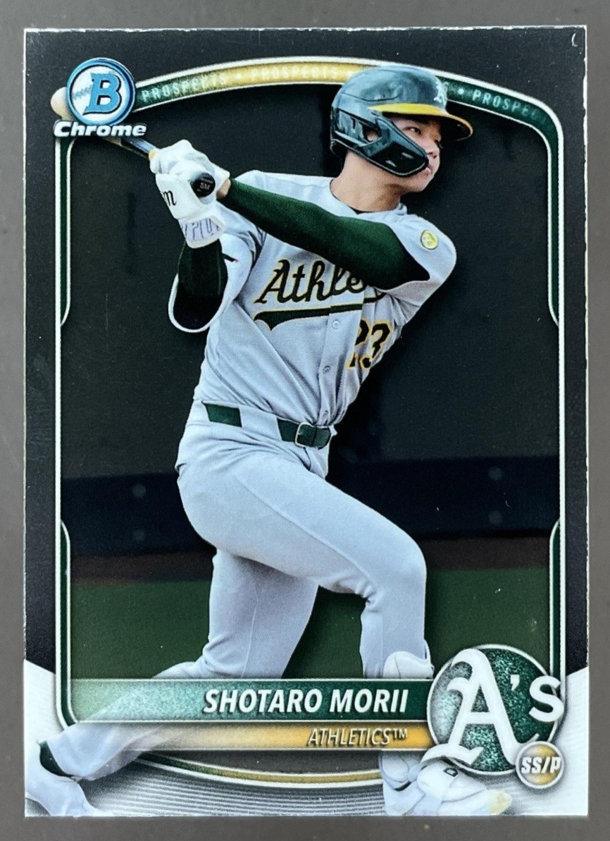 SHOTARO MORII 2025 Bowman Draft Chrome #BDC-174 Athletics